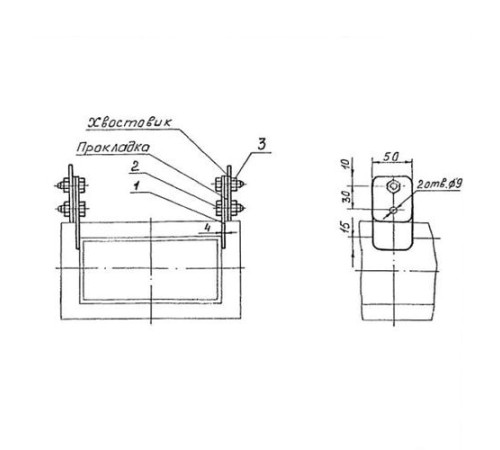 Подвески судовых трубопроводов Тип 3 в Жлобине