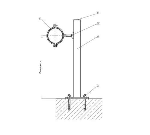 Крепления трубопроводов к полу в Жлобине