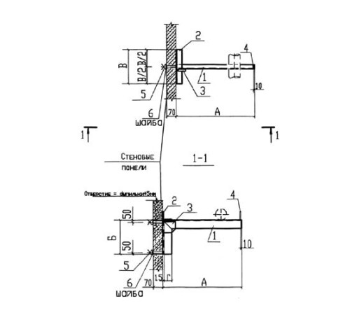 Крепления к стеновым панелям для трубопроводов в Жлобине