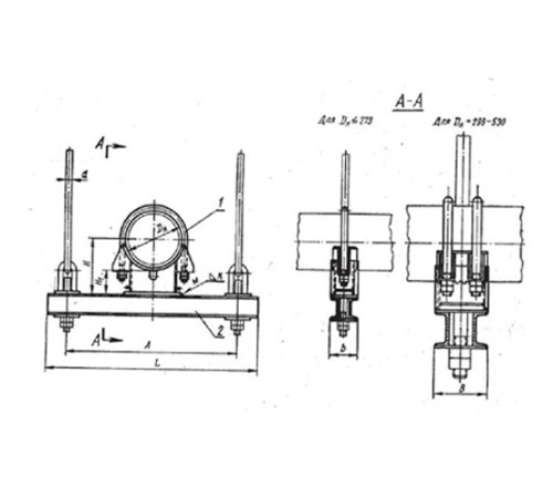 Блоки опорные хомутовые подвесок трубопроводов в Жлобине
