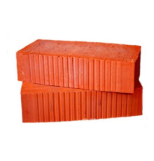 Облицовочный силикатный полнотелый рифленый еврокирпич