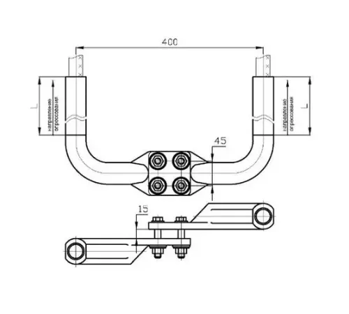 Аппаратные зажимы типа 2А4А в Жлобине для ЛЭП