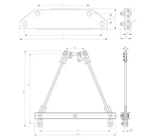 Коромысла типа 2КД2 в Жлобине для воздушных ЛЭП