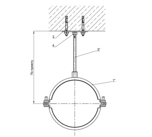 Крепления трубопроводов к перекрытию в Жлобине для юрлиц
