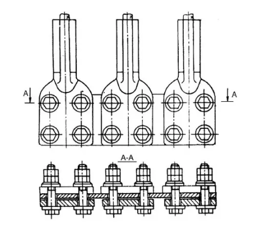 Аппаратные зажимы типа 3А4А в Жлобине для ЛЭП