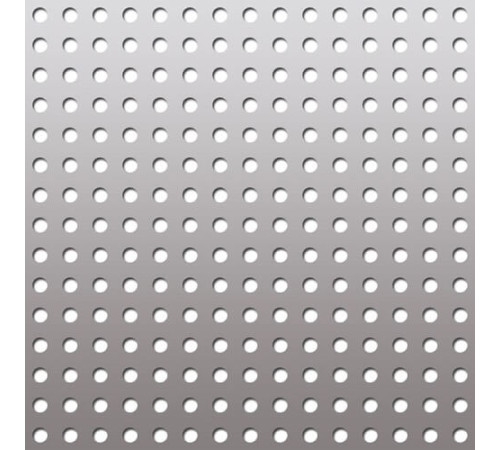 Перфорированные листы RV с круглыми отверстиями 1х2 м в Жлобине