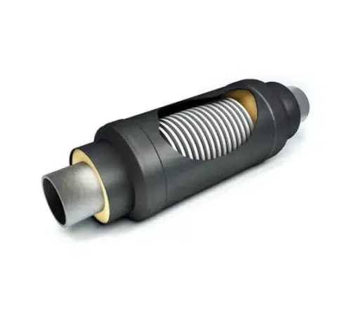 Сильфонные компенсаторы в ППУ изоляции в Жлобине