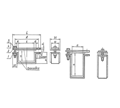 Подвески судовых трубопроводов Тип 9 в Жлобине