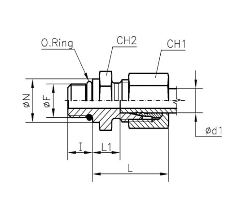 Штуцеры ввертные UNF с уплотнением в Жлобине
