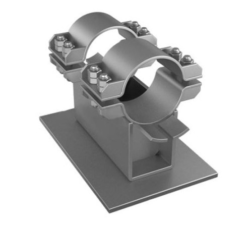 Хомутовые направляющие опоры для труб в Жлобине