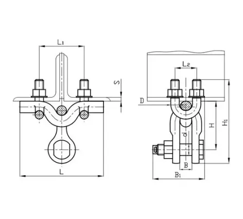 Узлы крепления типа КГ для ЛЭП в Жлобине