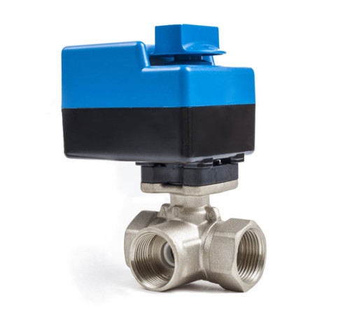 Трехходовые шаровые муфтовые краны с приводом в Жлобине