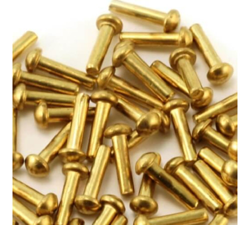 Латунные заклепки с полукруглой головкой в Жлобине