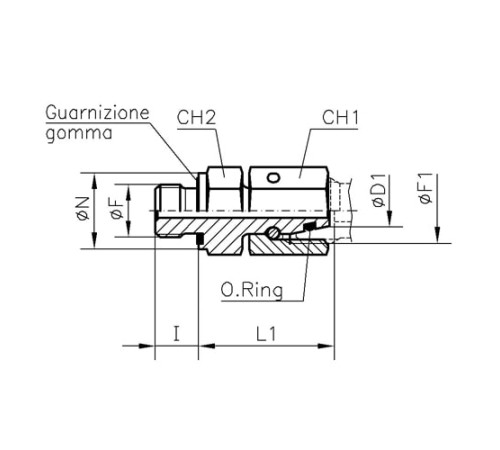 Штуцеры ввертные с уплотнением TN426 M в Жлобине
