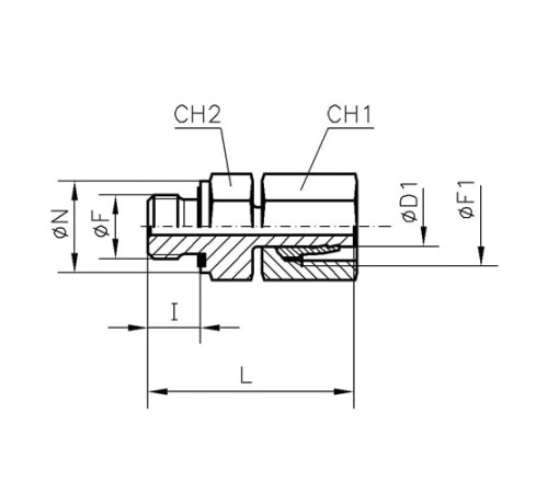 Штуцеры ввертные с уплотнением TN126 GG-M в Жлобине