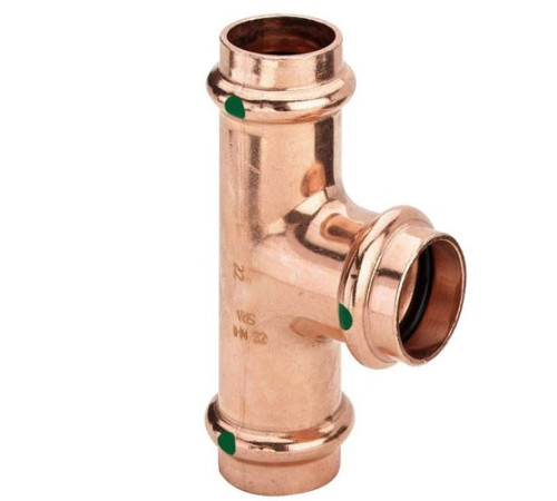 Медные пресс тройники в Жлобине для трубопроводов