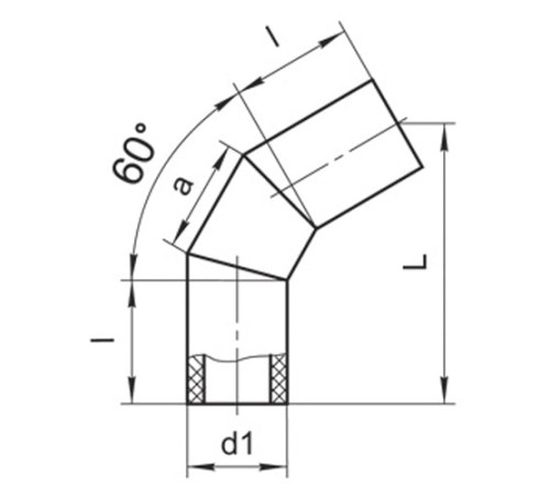 Оболочки на теплоизоляционные отводы 60° в Жлобине