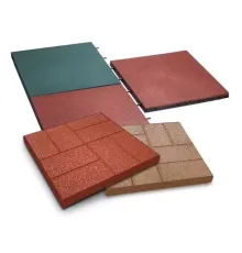 Плитка резиновая