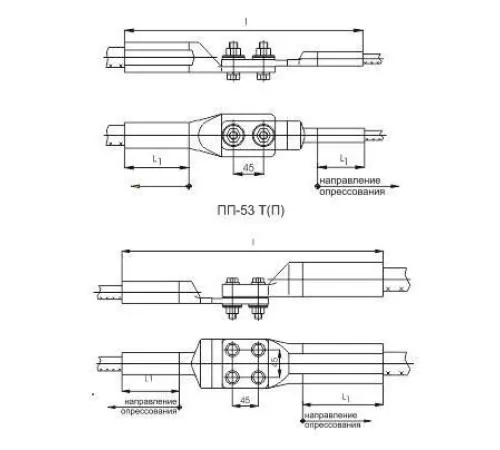 Переходные зажимы типа ПП в Жлобине для юрлиц