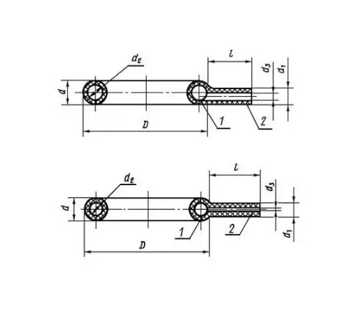 Резинотканевые прокладки полые круглого сечения в Жлобине