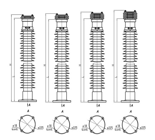 Шинные опоры ШО 110-132 кВ в Жлобине для юрлиц