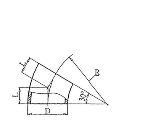 Теплоизоляционные отводы 30 градусов в Жлобине