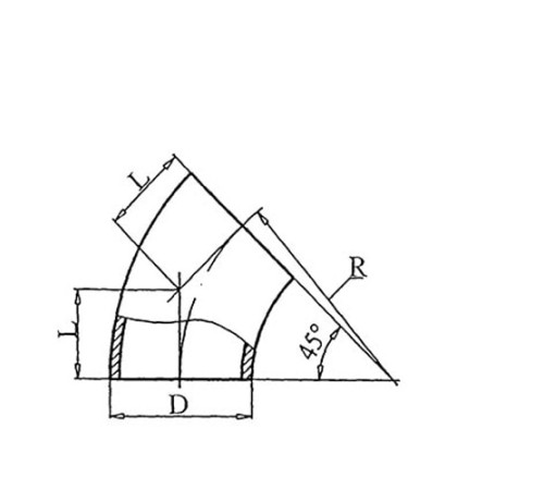 Теплоизоляционные отводы 45 градусов в Жлобине