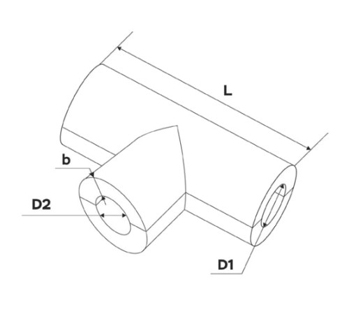 Теплоизоляционные равнопроходные тройки в Жлобине