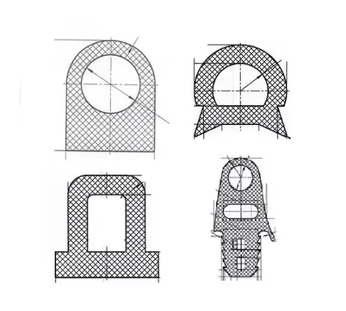 Термостойкие силиконовые профили в Жлобине для юрлиц