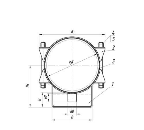 Опоры ТПР.05.19(2) для трубопроводов в Жлобине