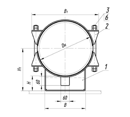 Опоры ТПР.06.34 для трубопроводов в Жлобине и Беларуси