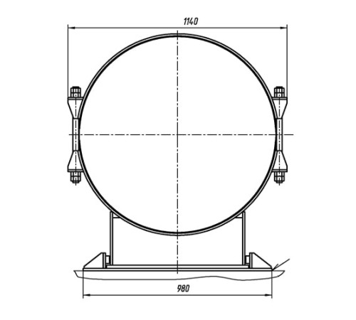 Опоры ТПР.14.05.00.000 в Жлобине для трубопроводов