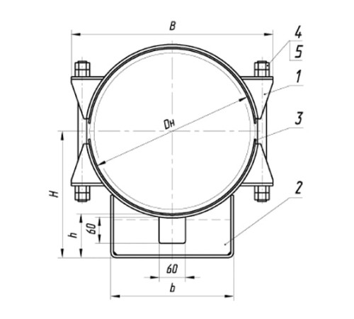 Опоры ТПР.14.45.00.000 в Жлобине для трубопроводов