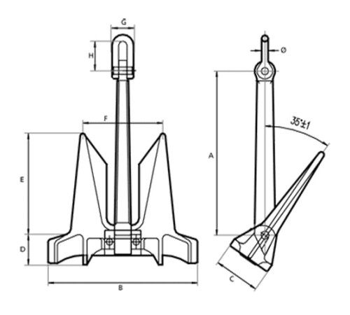 Якоря HHP для судостроения в Жлобине