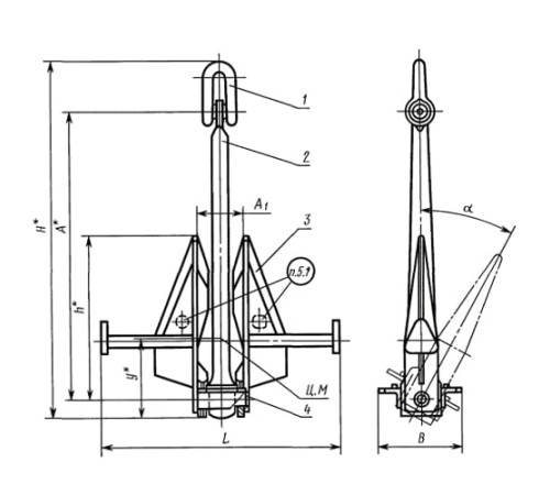Якоря Матросова в Жлобине для судостроения