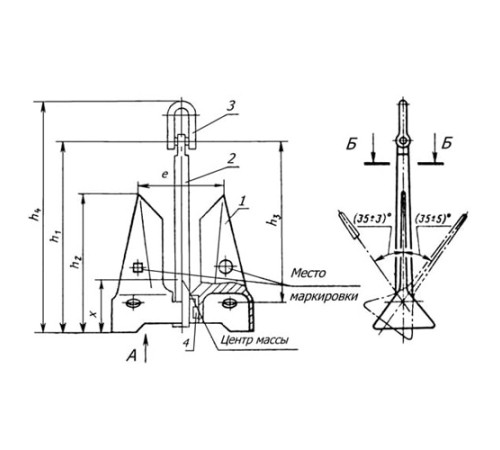 Якоря повышенной держащей силы в Жлобине для судостроения
