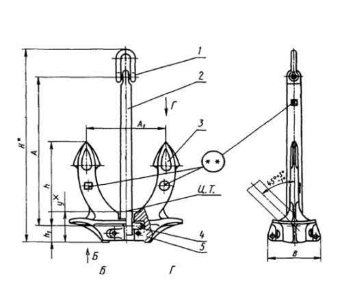 Якоря Холла для судостроения в Жлобине