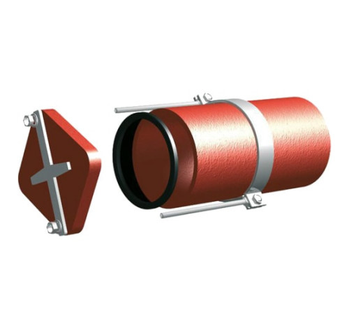 Безраструбные заглушки с прижимными скобами в Жлобине