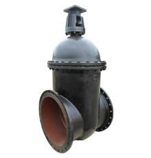 Задвижка клиновая чугунная фланцевая с невыдвижным шпинделем под электропривод